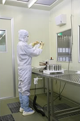 Clean packaging (double vacuum packaging)